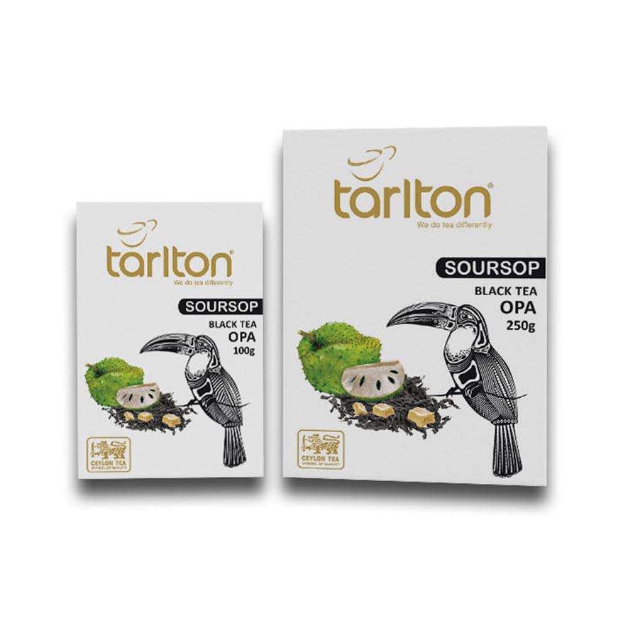 Tarlton Tea, Pure Ceylon Tea, Black Tea, Soursop Flavor, OPA, Premium Quality, Tarlton, Venture Tea, Wholesale Tea Supplier, Export, Custom Brand, Tea Company