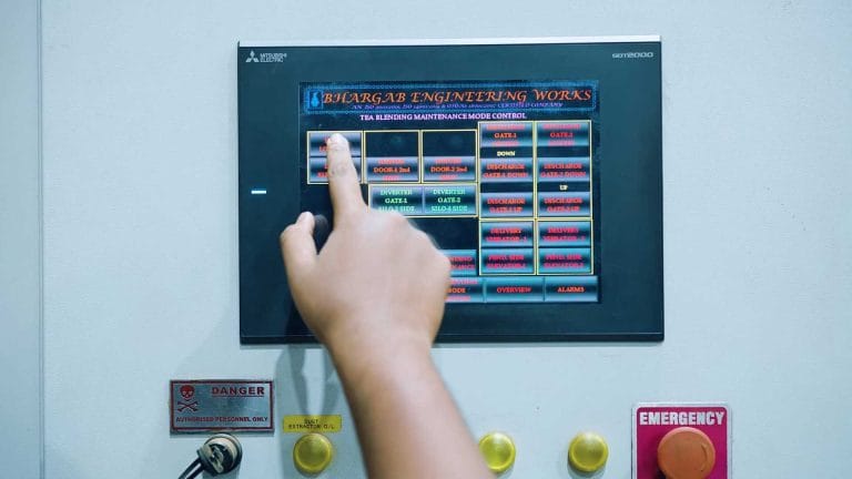 blending and testing pure ceylon tea at venture tea factory using advanced machinery, wholesale and bulk tea exporter