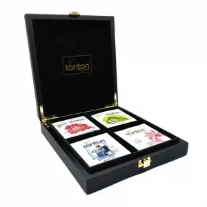 Black Luxury Wooden Tea Chest